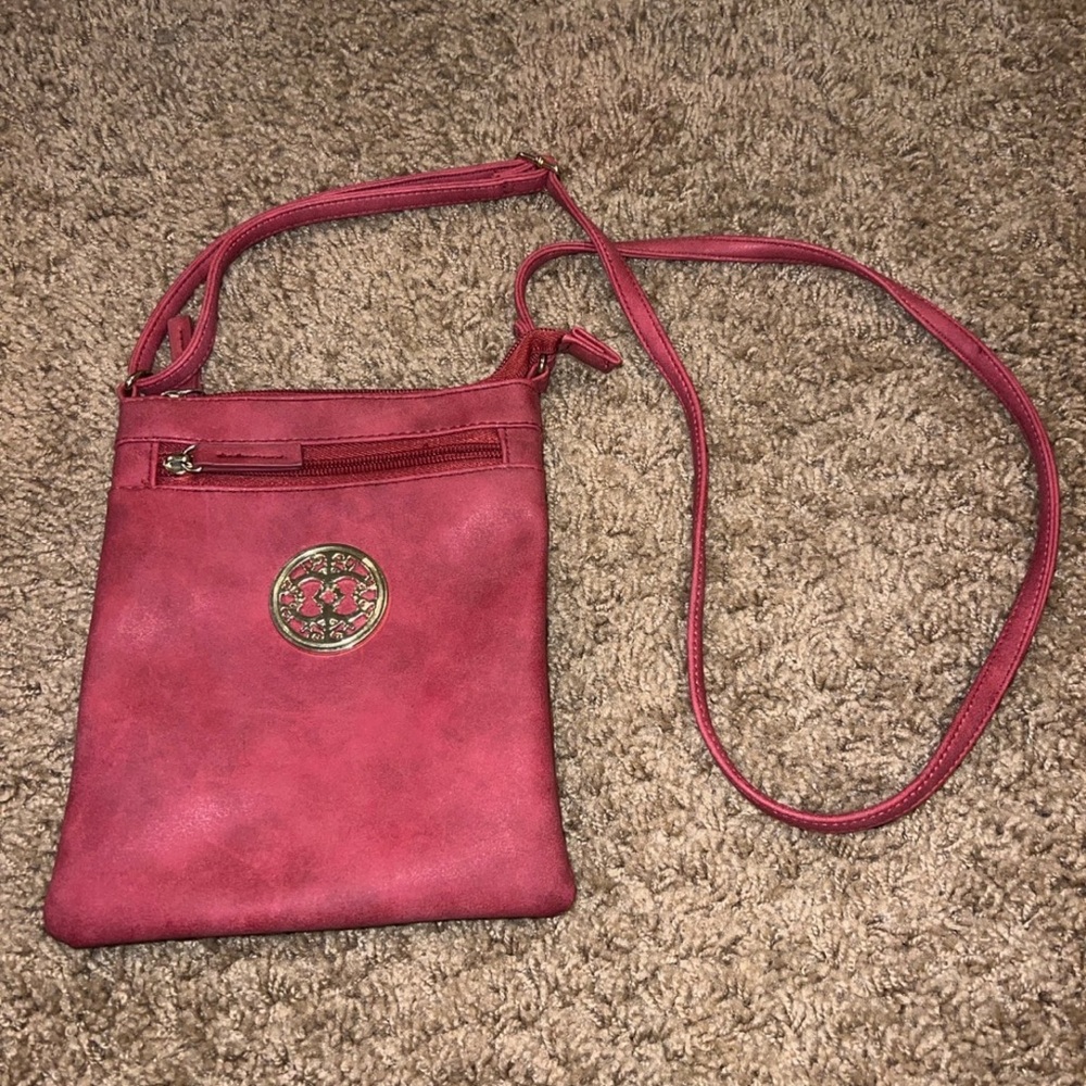 Massini Leather crossbody purse bag